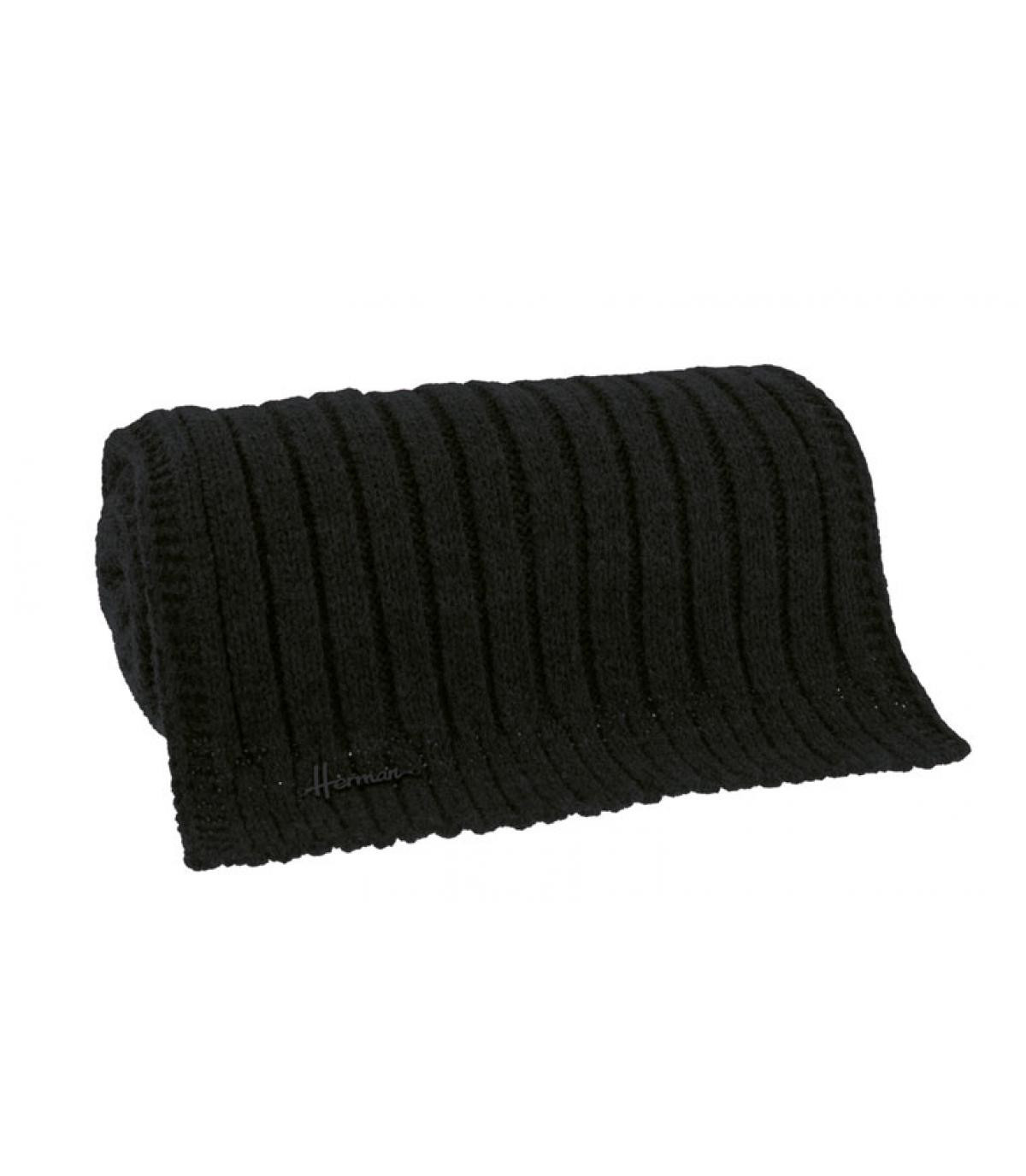 morbida sciarpa nera Erwan Scarf black morbida sciarpa nera Erwan Scarf black